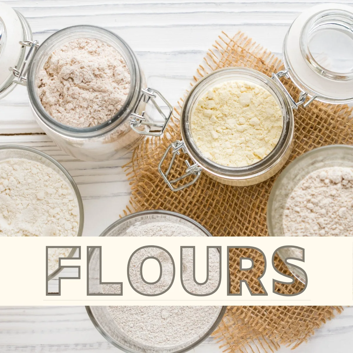 different types of baking flours for used for cookies